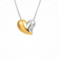 Gold/Silver Heart Necklace S.S