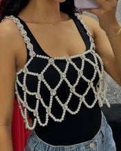Load image into Gallery viewer, Pearl/Rhinestone Top Accessory
