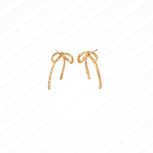Load image into Gallery viewer, Thin Bow Earrings
