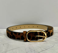 Dark Animal Print Belt