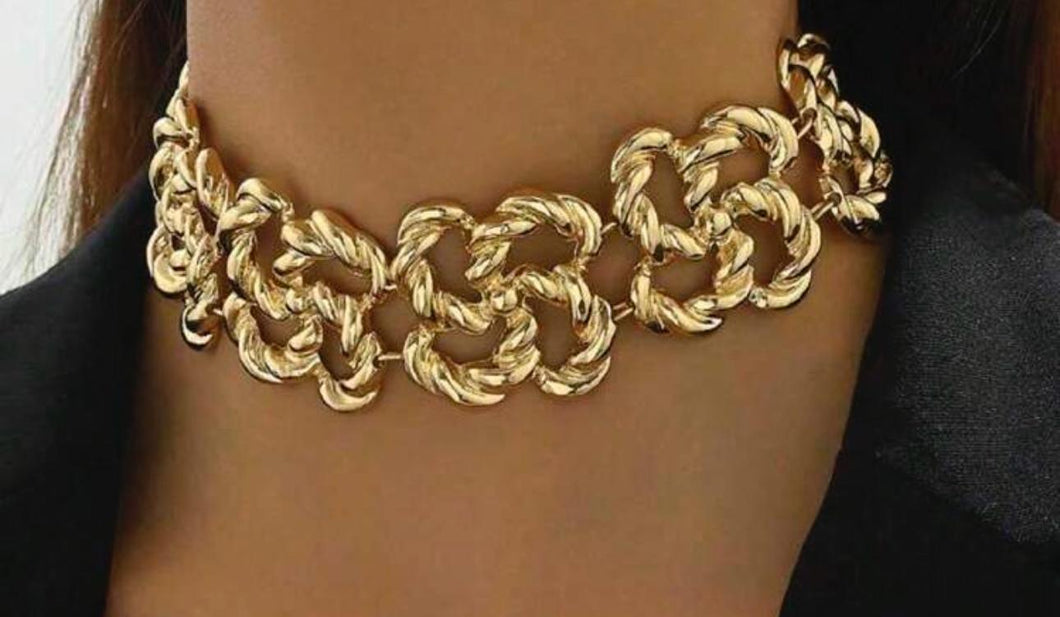 Gold Chunky Choker
