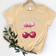 Beige Cherry Shirt