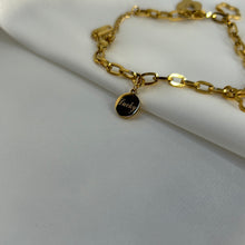 Load image into Gallery viewer, Gold Charms Bracelet S.S
