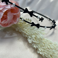 Ribbon Pearl & Metal Headbands