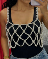 Pearl/Rhinestone Top Accessory