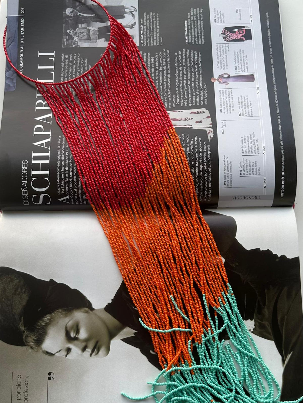 Beaded Fringe Necklace