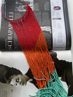 Beaded Fringe Necklace