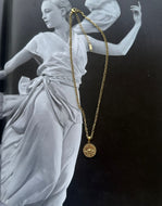 Gold Star Pendant Necklace S.S