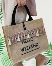 Load image into Gallery viewer, Hello Weekend Tassel
