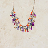 Multicolor Rhinestone Necklace
