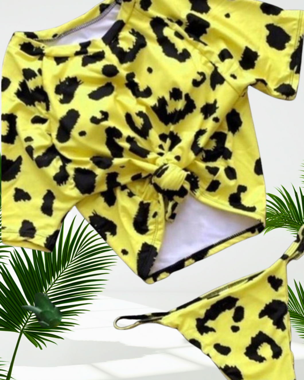Yellow Animal Print