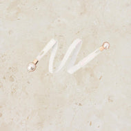 White Elastic Pearl Belt