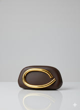 Load image into Gallery viewer, Gold Curve Clutch
