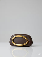Gold Curve Clutch