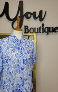 Blue Rhinestone