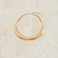 Gold Curve Necklace