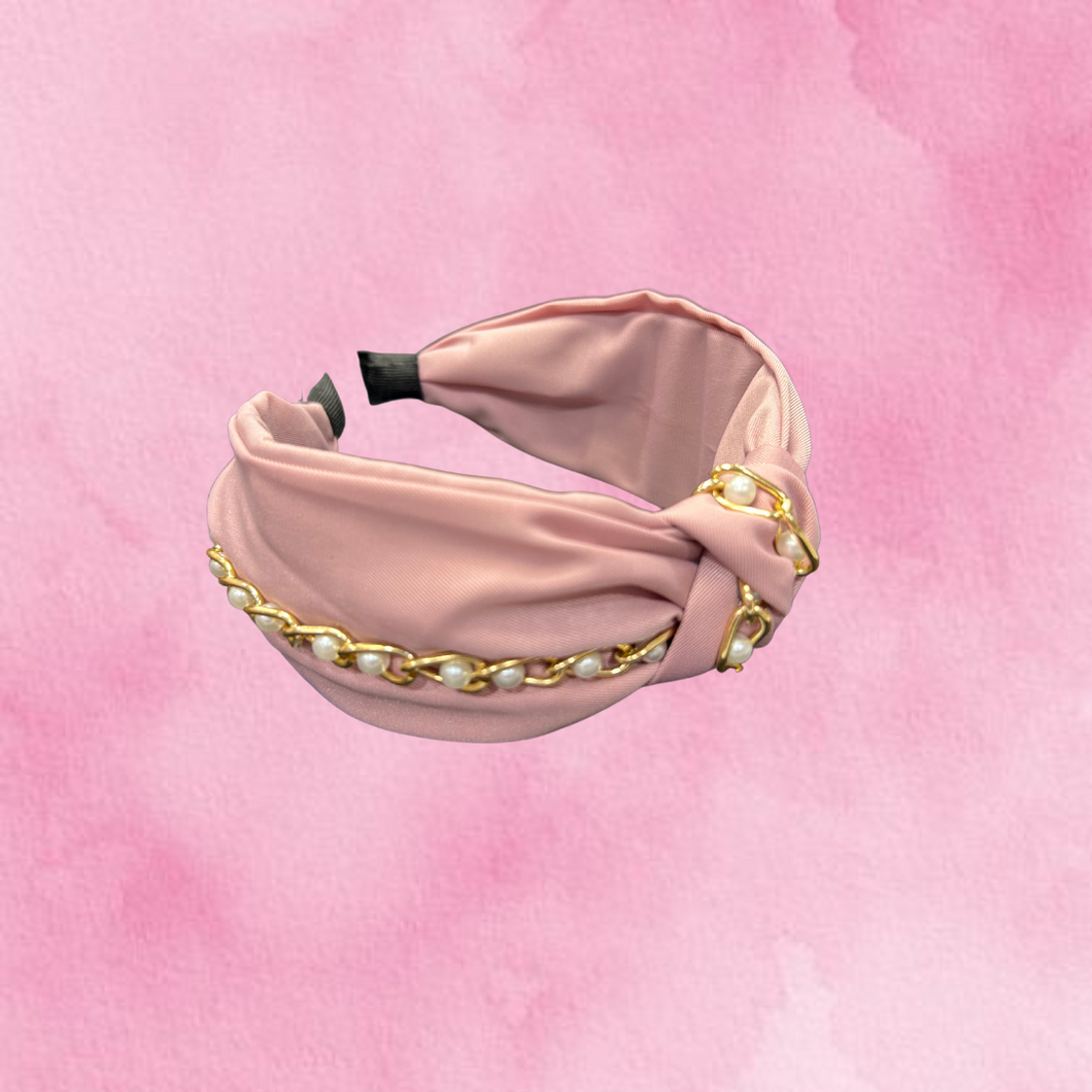 Pink/Pearl Headband
