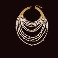 Multi-layered Pearl Necklace