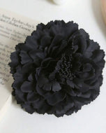 Black Flower Clip