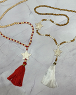 Wood Tassel Necklace