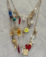 Layered Charm Necklace