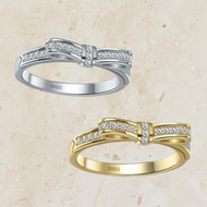 Bow Rhinestone Ring