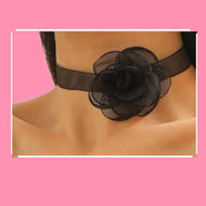 Mesh Flower Choker
