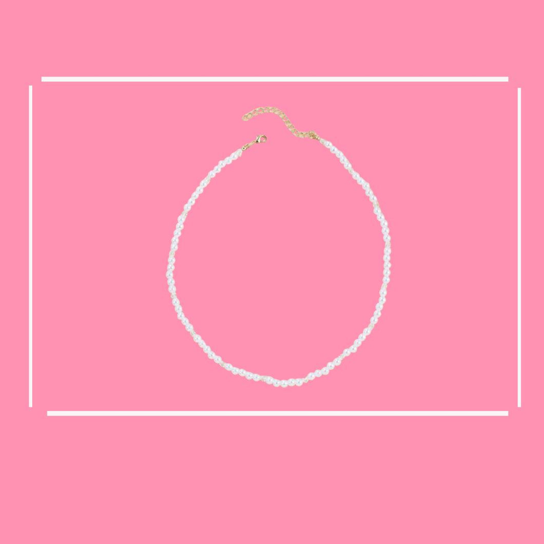 Pearl/Rhinestone Necklace