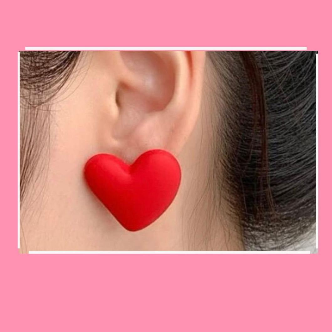 Red Hearts Earrings