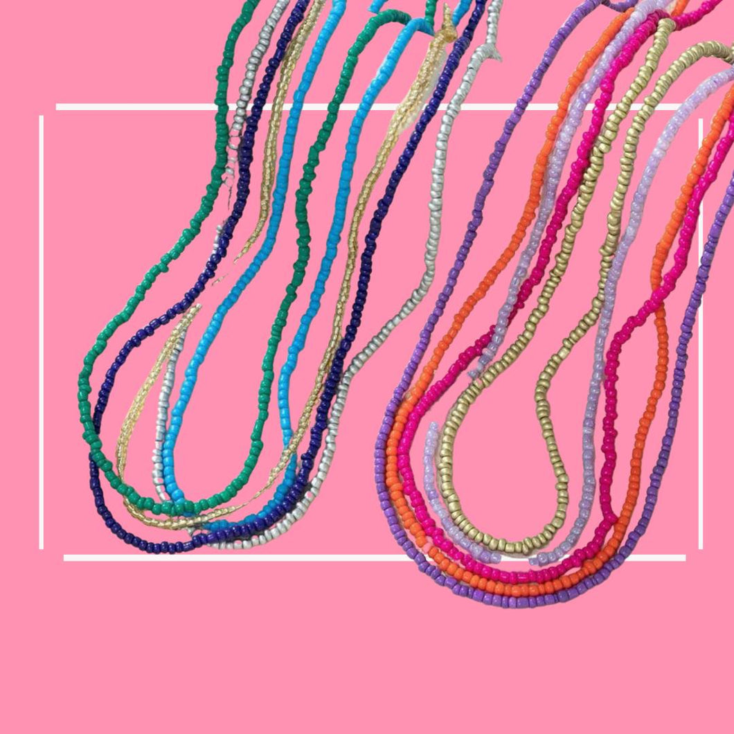 Color Beads Waist Chain