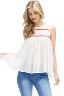 White Sleeve Red & White - YouBoutiquepr