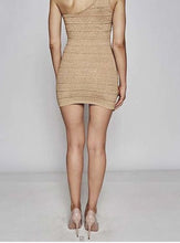 Load image into Gallery viewer, Gold Glitter Dress - YouBoutiquepr
