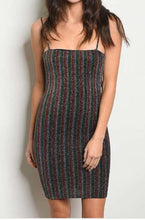 Load image into Gallery viewer, Multi Green Lurex Dress - YouBoutiquepr
