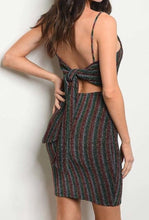 Load image into Gallery viewer, Multi Green Lurex Dress - YouBoutiquepr
