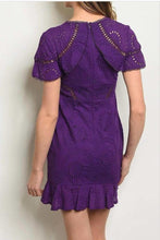 Load image into Gallery viewer, Purple Lace Dress - YouBoutiquepr
