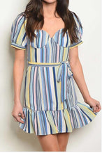 Load image into Gallery viewer, Blue Multi Dress - YouBoutiquepr
