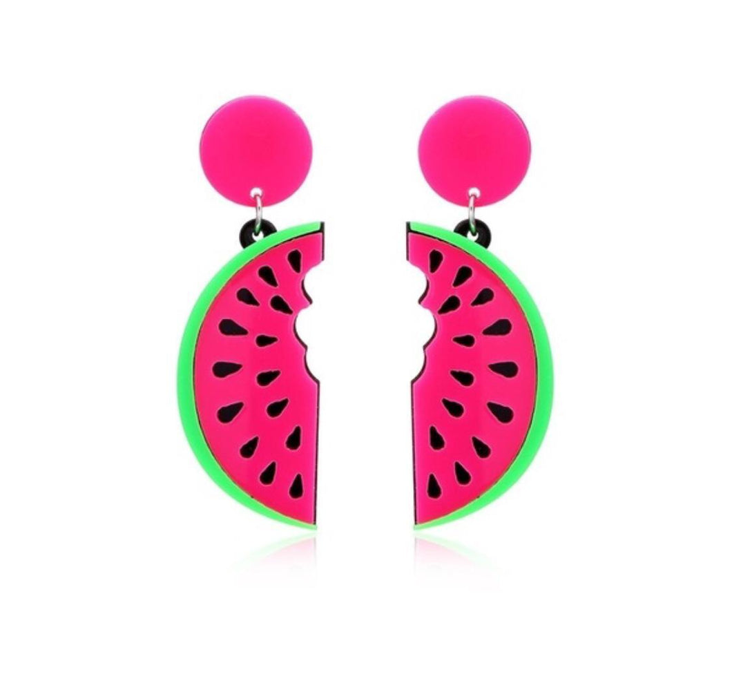 Neon Watermelon Earring - YouBoutiquepr