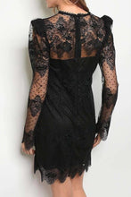 Load image into Gallery viewer, Black Sleeve Dress - YouBoutiquepr
