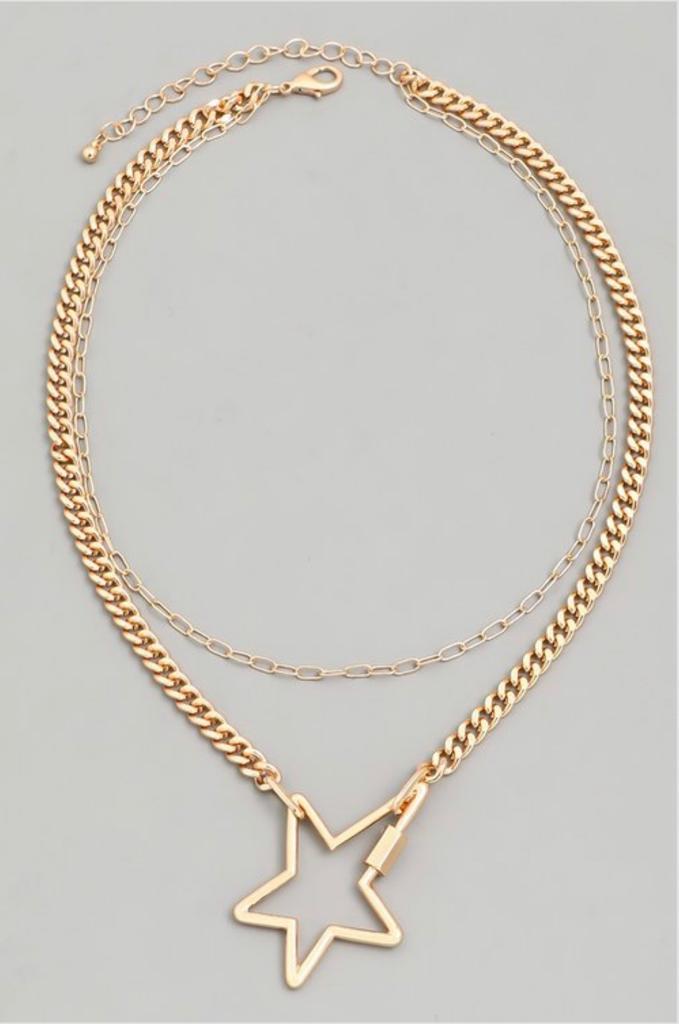 Gold Star Necklace