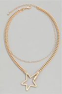 Gold Star Necklace - YouBoutiquepr