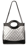 Silver/Black Purse