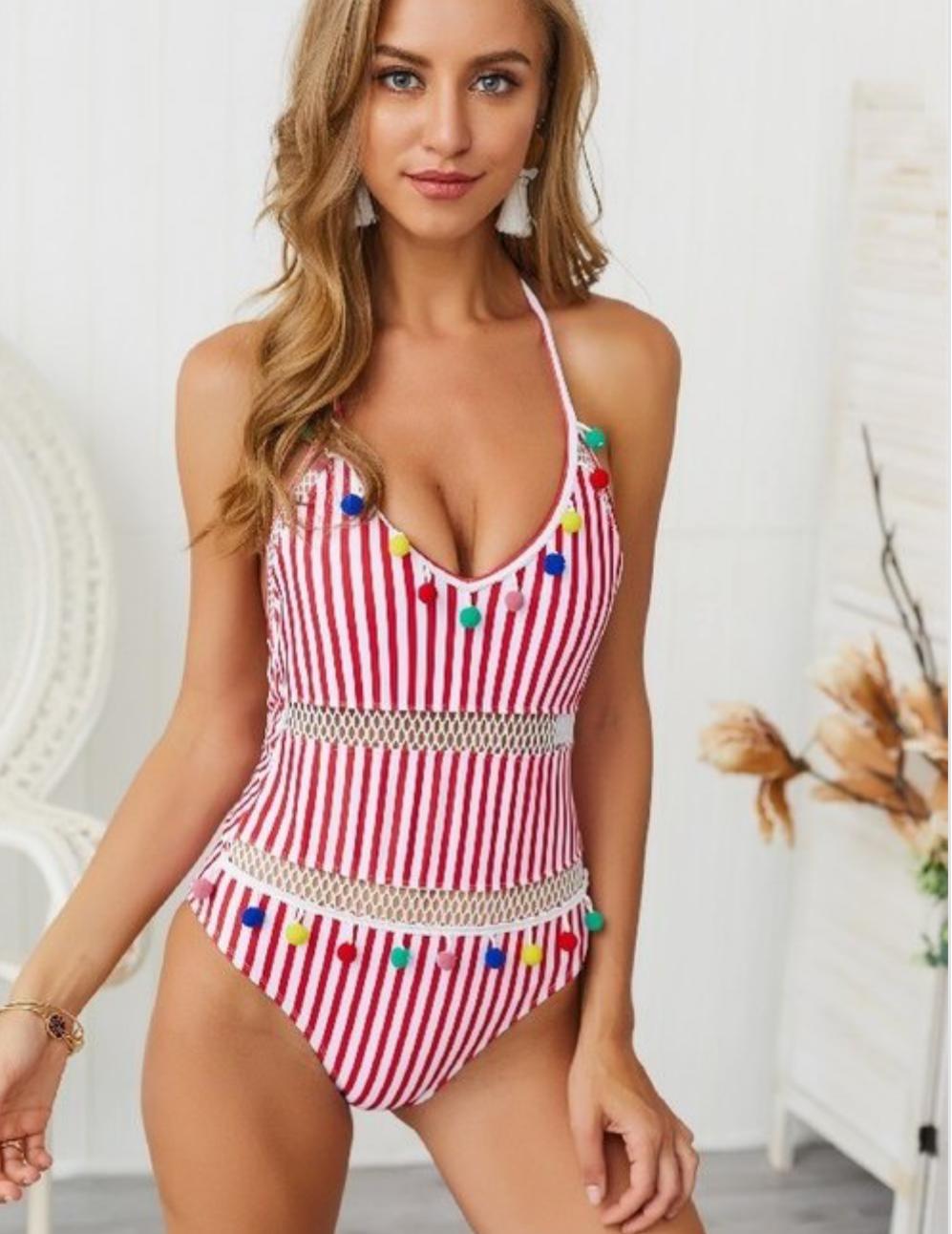 Colorful Strippes Swimwear