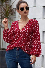 Load image into Gallery viewer, Polka Dots Blouse
