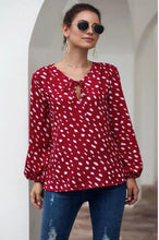 Load image into Gallery viewer, Polka Dots Blouse
