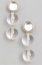 Load image into Gallery viewer, Clear Ball Earring
