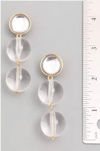 Load image into Gallery viewer, Clear Ball Earring
