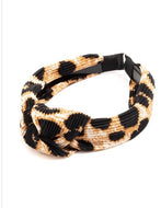 Animal Print Satin Headband - YouBoutiquepr