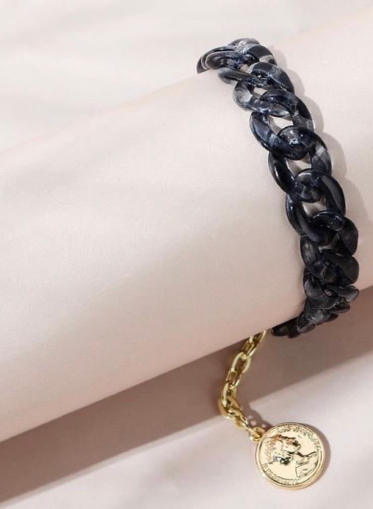 Black Marble Bracelet