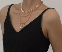 Load image into Gallery viewer, Pearl Trio Necklace
