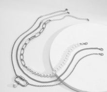 Load image into Gallery viewer, Pearl Trio Necklace

